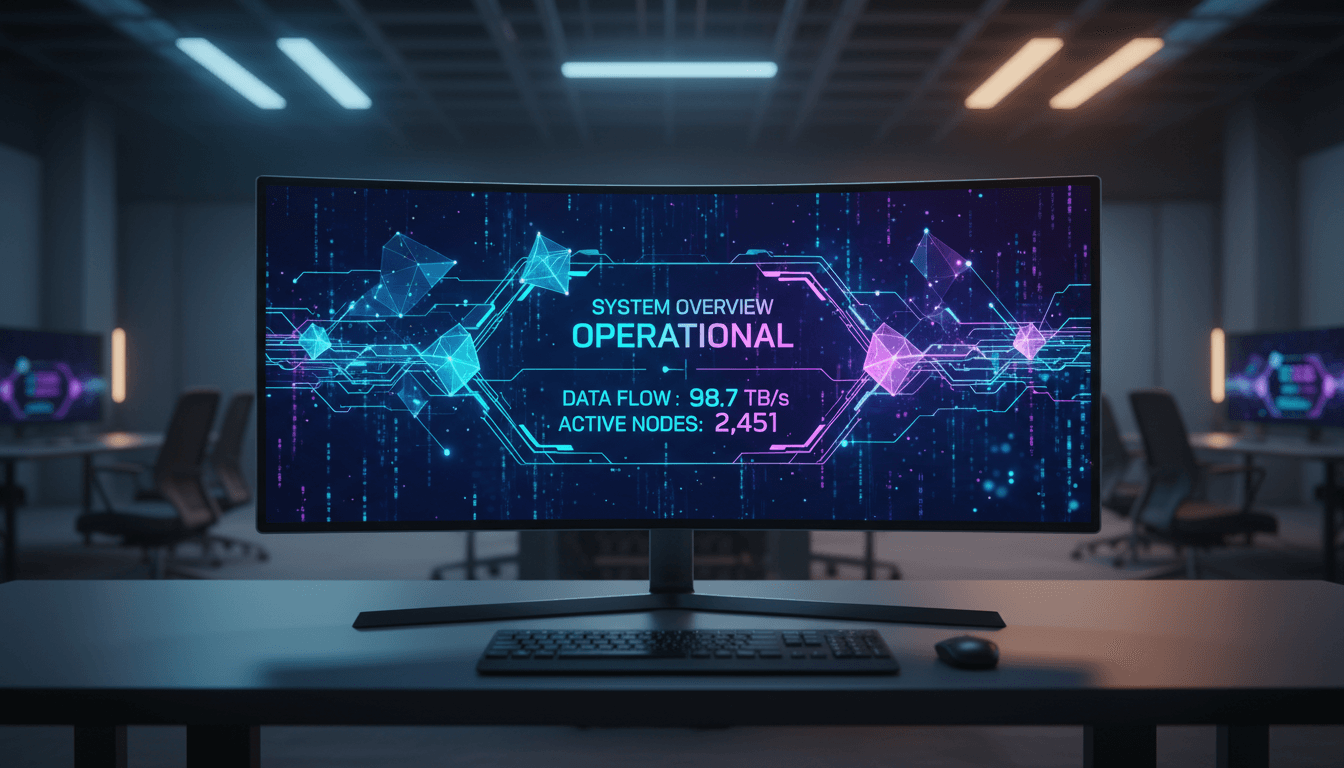 Nexus Vault dashboard displaying real-time AI orchestration metrics and network synchronization